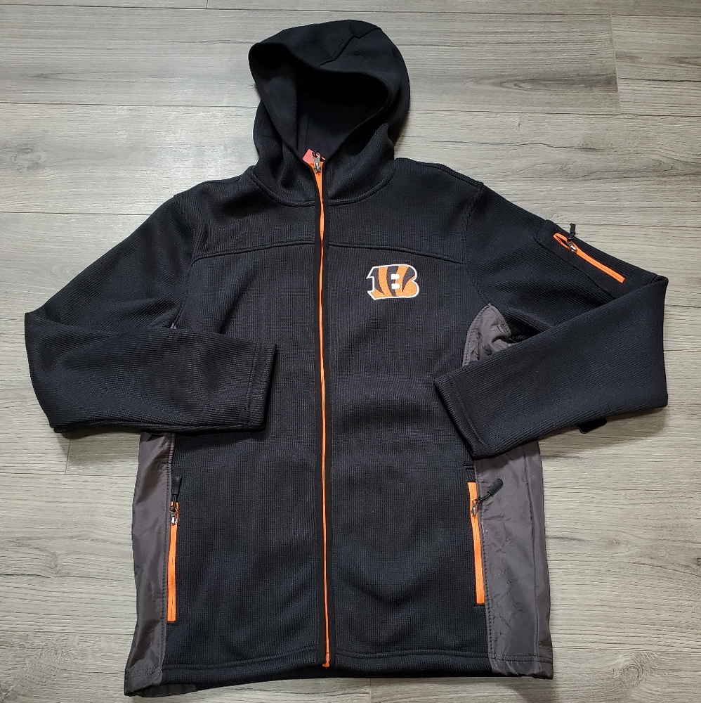 Ultra Game Cincinnati Bengals Jacket Mens Small